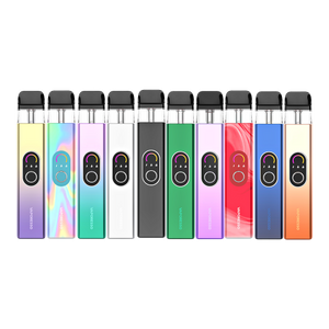 Vaporesso XROS 4 vape pod system group thumbnail featuring all color options: Black, Bloody Mary, Blue, Champagne Gold, Green, Lilac Purple, Silver, Pink Mint, Pastel Palette, and Sunset Neon. with fast and discrete shipping.