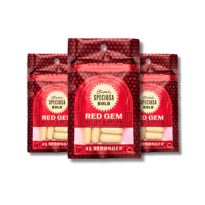 Super Speciosa Red Gem enhanced red vein kratom capsules, 10ct
