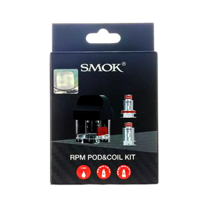 SMOK RPM 1 Replacement Pod Kit with Coils – Retail Box Packaging Front View
