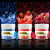Artistic lifestyle advertisement for Kratomade kratom gummies featuring Blueberry, Strawberry, and Cherry Pomegranate 8ct jars — premium Mitragyna speciosa extract.
