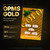 Authentic OPMS Gold kratom extract capsules sealed in an anti-counterfeit blister card, cold water extracted and third-party lab tested