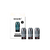 SMOK SOLUS Replacement Pods 3 Pack with Box – 3mL Refillable Pods with Built-in 0.9Ω Mesh Coil for MTL Vaping