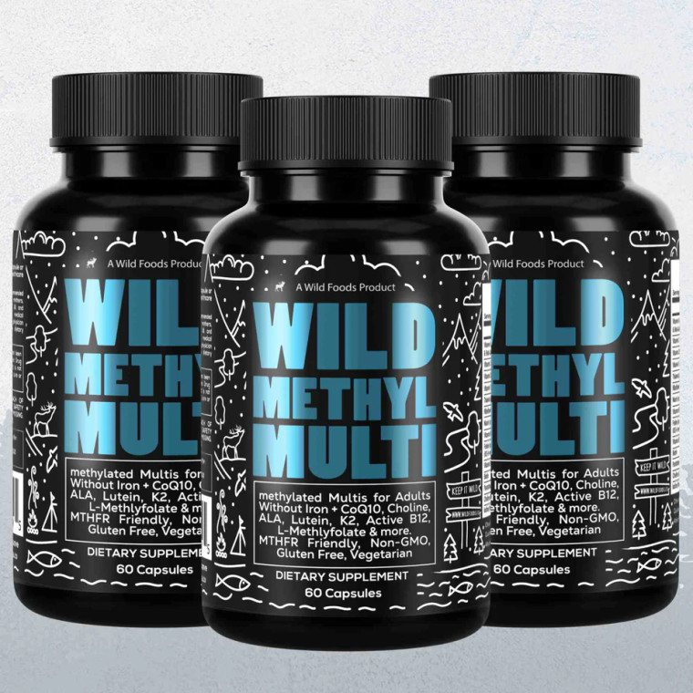 Wild Methylated Multivitamin Capsules 60ct