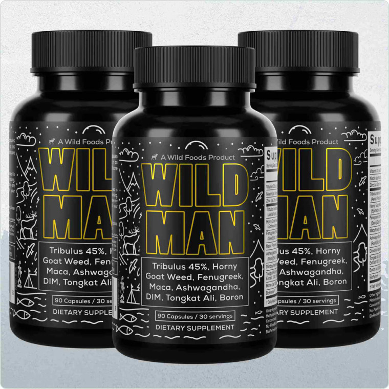 Wild Man Herbal Stack | Male Hormone Balance & Performance