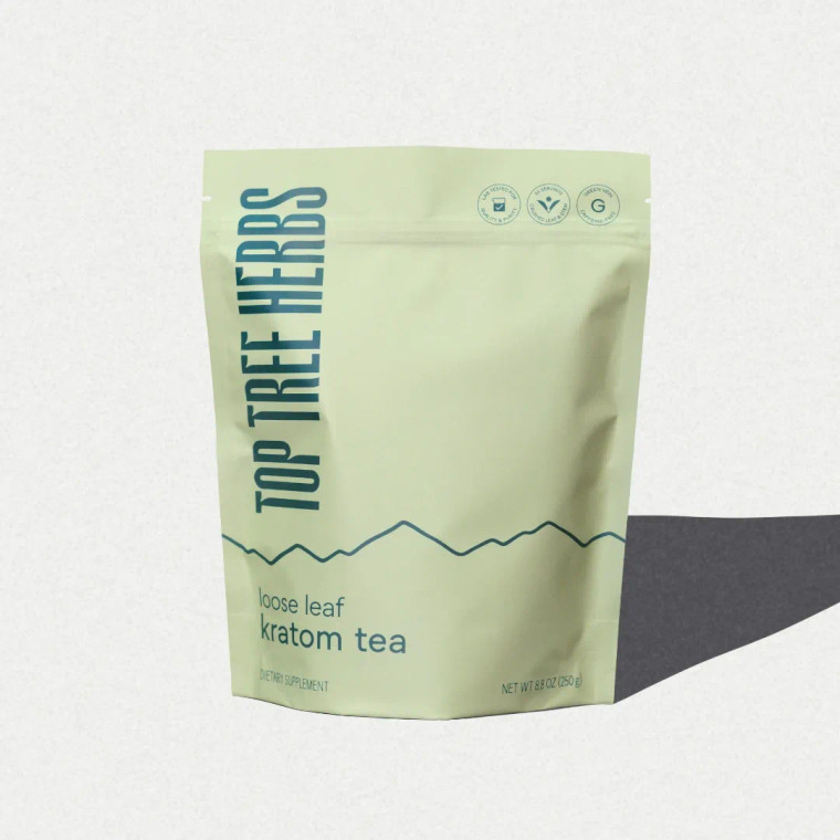 Top Tree Herbs • Green Vein Loose Leaf Kratom Tea - 250g