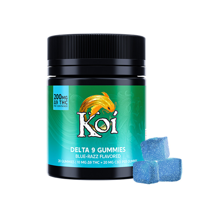 Koi Delta 9 Gummies | Blue Razz