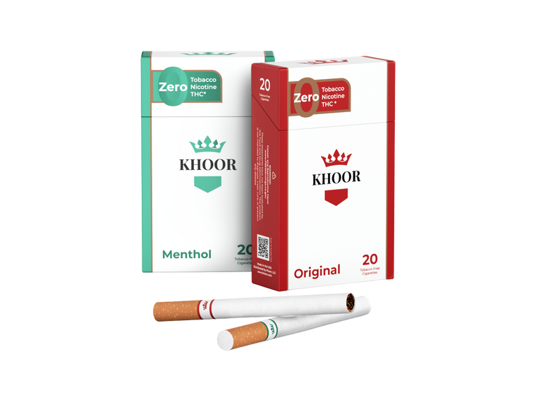 Khoor Hemp Cigarettes (Nicotine-free, THC-free)
