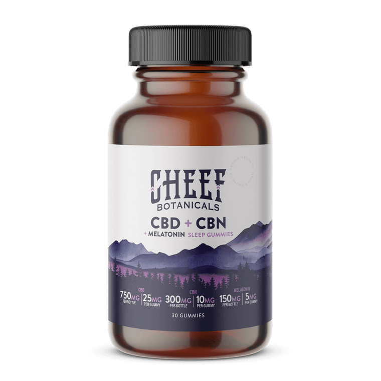 Cheef CBD + CBN Gummies for Sleep 25 mg 30 count