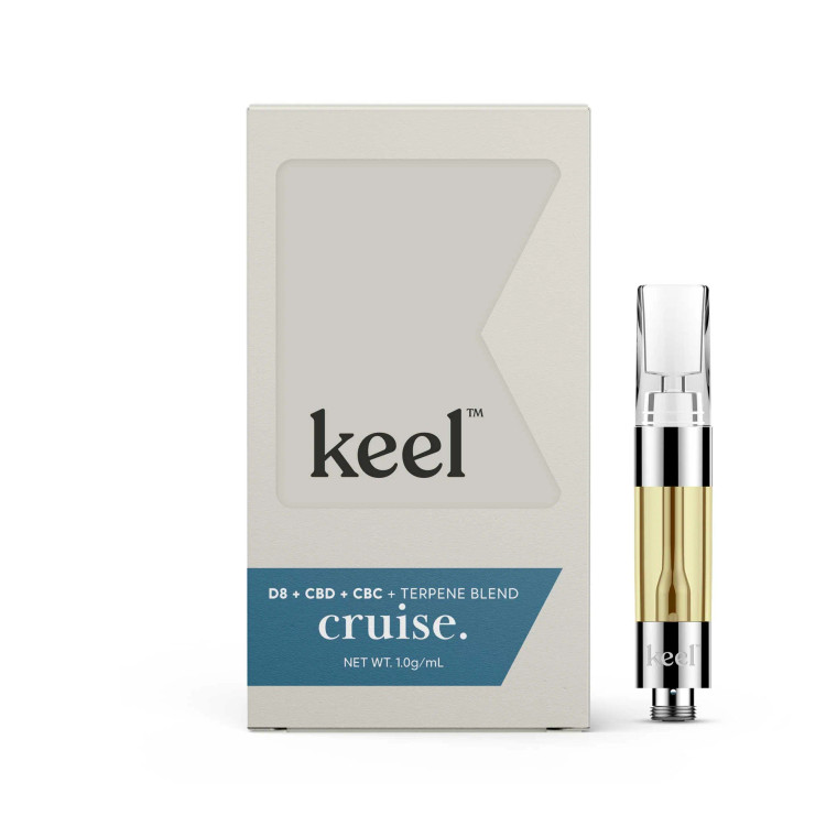 Keel | Cruise: D8 · CBC · CBD + Terpene Blend (1g Cartridge)