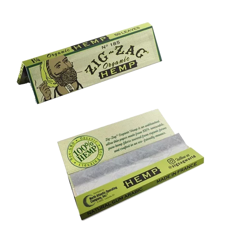 Zig-Zag } Organic Hemp Rolling Papers