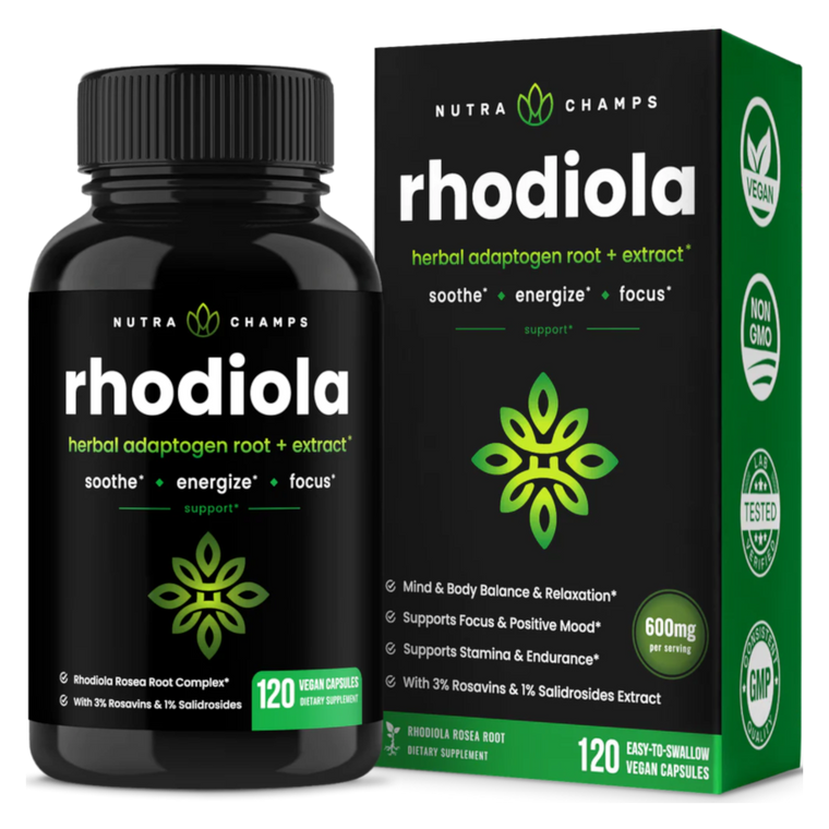 Nutra Champs | Rhodiola Rosea Front