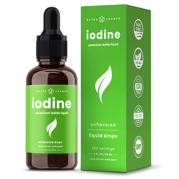 Nutra Champs | Iodine Drops Front