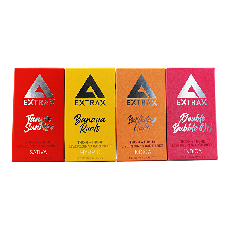 EXTRAX Lights Out 1g THC Cart | THCh, THCjd, THCP, Delta-8 THC, Delta-10 THC, Live Resin | Group