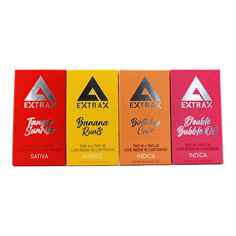 EXTRAX Lights Out 1g THC Cart | THCh, THCjd, THCP, Delta-8 THC, Delta-10 THC, Live Resin | Group
