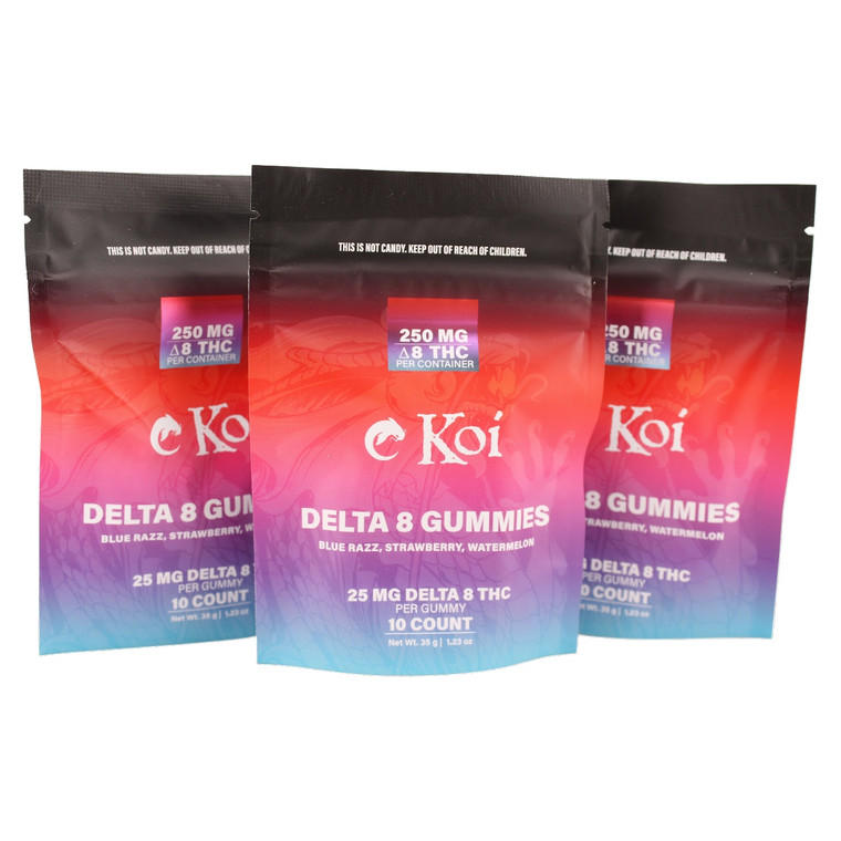 Koi | Delta 8 Gummies | Variety 10 Pack Trio