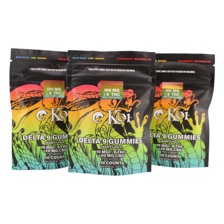 Koi | Delta 9 Gummies | 10ct Variety Pack Tri