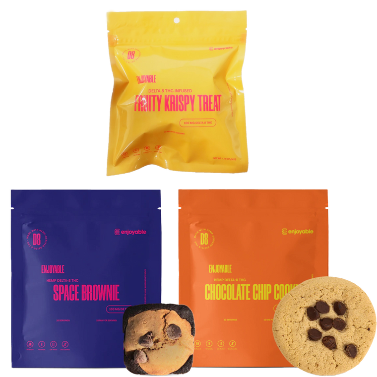 Enjoyable Edibles | 100Mg Delta 8 Treats Group