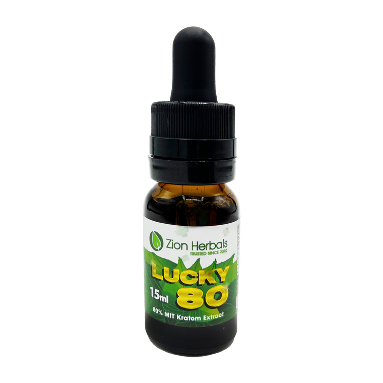 Zion Herbals | Lucky 80 Formula | 15ml Kratom Tincture