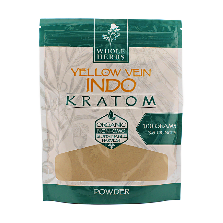 Whole Herbs Kratom Powder - Yellow Indo