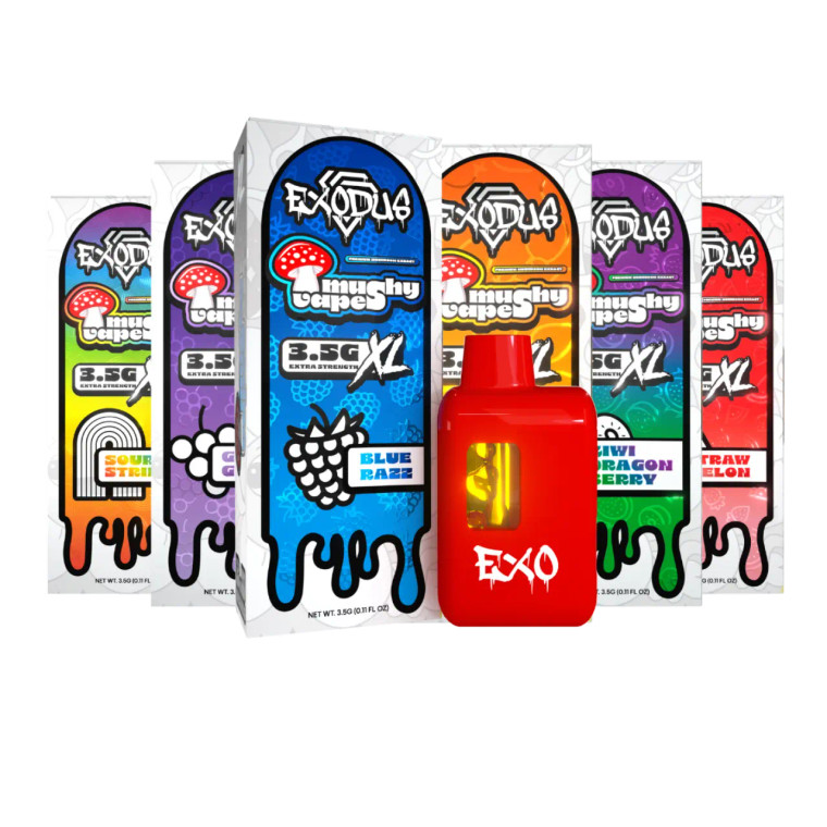 Exodus • Mushy Vapes Mushroom Disposables 3.5G XL – Extra Strength