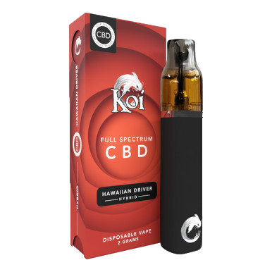 Koi | Full Spectrum CBD Disposable Vape Bar | Hawaiian Driver (Hybrid)