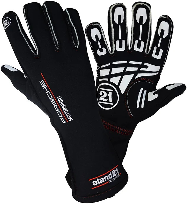 Stand 21 Porsche Legacy Gloves Black