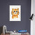 Funny Brown Cat 2 Poster with Hanger – Durable Magnetic Display