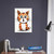 Funny Wide Eyes Cat Poster with Hanger – Durable Magnetic Display