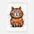 Funny Sad Eyes Cat Poster with Hanger – Durable Magnetic Display