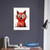 Funny Surprised Cat Poster with Hanger – Durable Magnetic Display