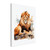 Watercolor Wildlife Lion Canvas Print – Nature-Inspired Art
