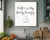 Coffee Energy Framed Canvas Print – Wall Art