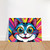 Pop Art Cat Poster – Humorous Wide Eyes, Vivid Colors