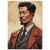 Asian Man, Concept Art, Fine Art Poster