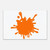 Pumpkin Orange Paint Splatter, Canvas Pumpkin Orange Paint Splatter, Canvas