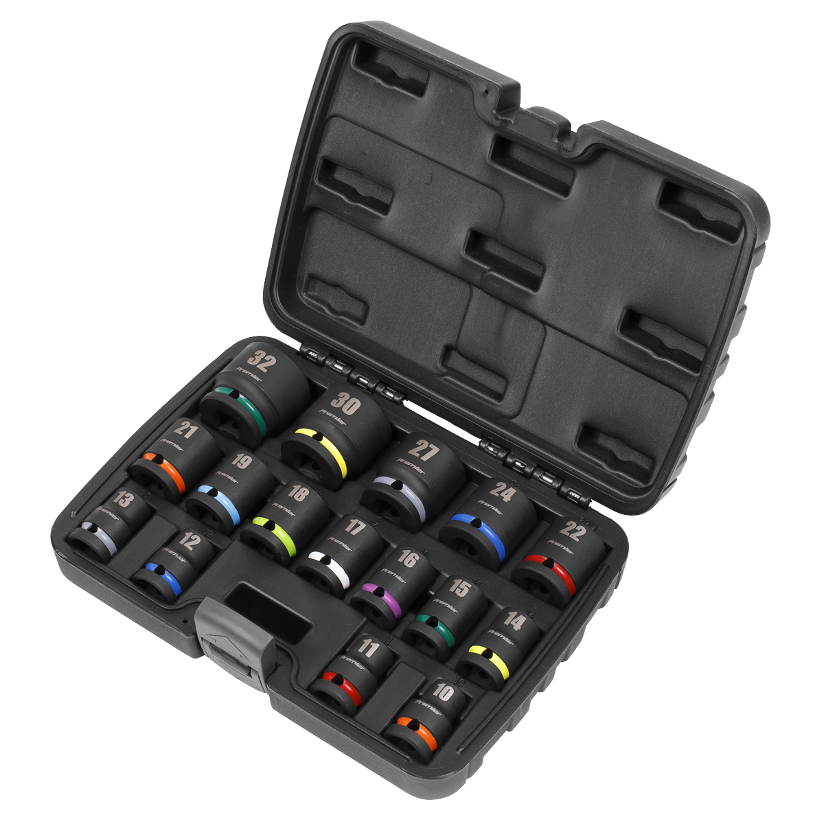 Premier Impact Socket Set 1/2"Sq Drive 16pc 2