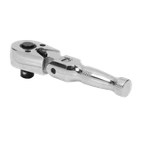 Premier Stubby Flexi-Head Ratchet Wrench 3/8"Sq Drive 1