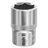 Premier Fully Polished Socket 1/2"Sq Drive 19mm 1