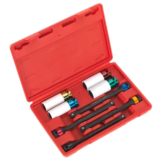 Sealey Torque Stick & Aluminium Wheel Impact Socket Set 1/2"Sq Drive 8pc