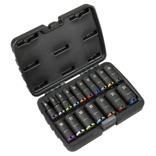 Premier Deep Impact Socket Set 3/8”Sq Drive 17pc