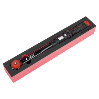 Premier Black Calibrated Micrometer Torque Wrench with 3/8"Sq Push-Through Drive 20-100Nm