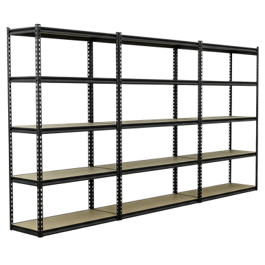 Sealey Racking Unit with 5 Shelves 220kg Capacity Per Level - Set of 3