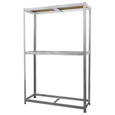 Sealey 2-Level Tyre Rack with Shelf 150kg Capacity Per Level