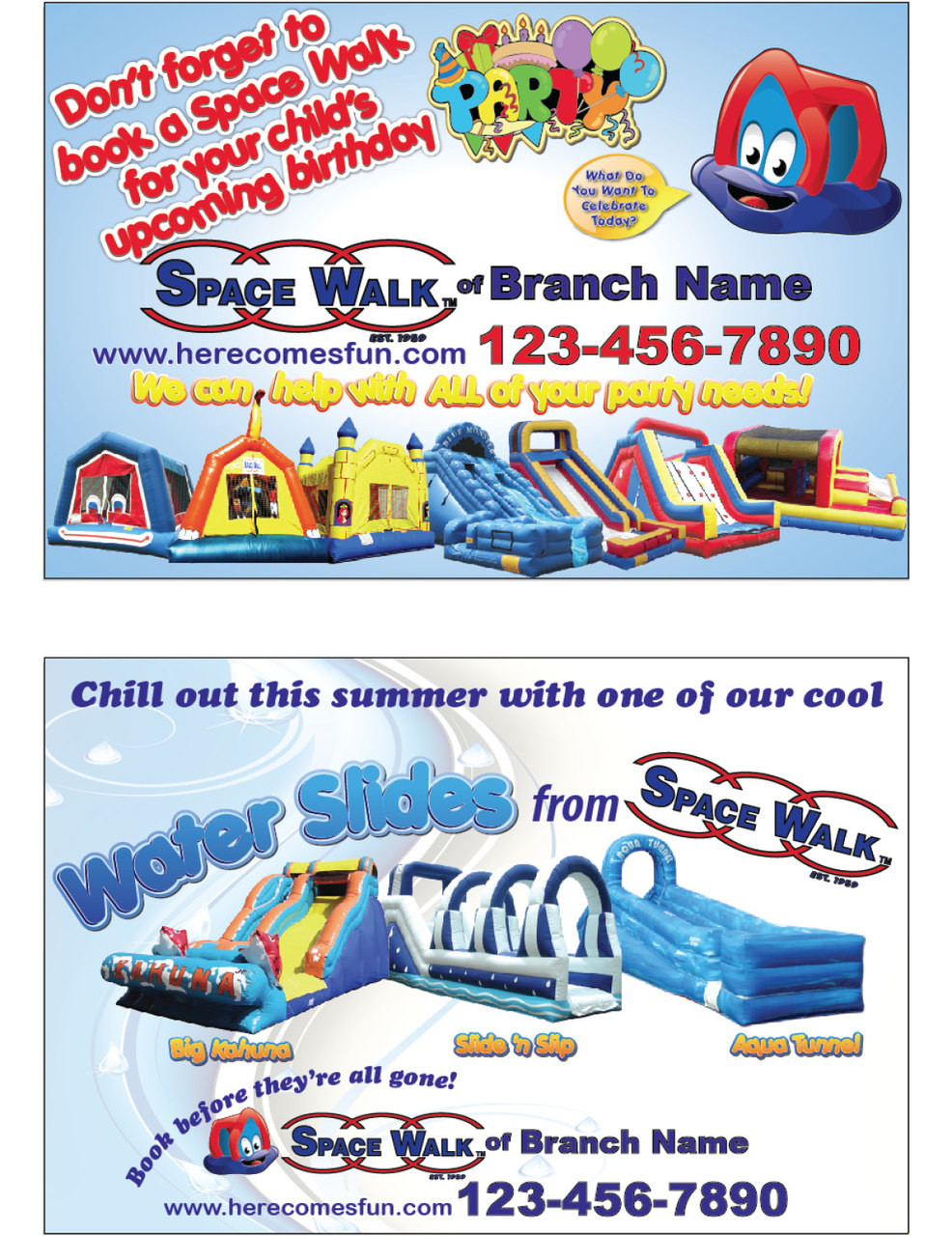 Summer & Party Post Cards