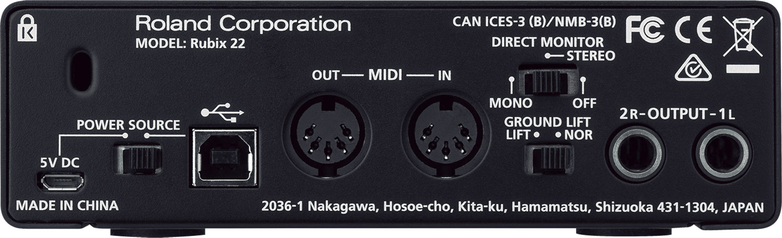 DTM・DAW Roland Rubix22 USB Audio Interface Amazon.com: Roland Rubix22 2-In/2-Out USB Audio Interface