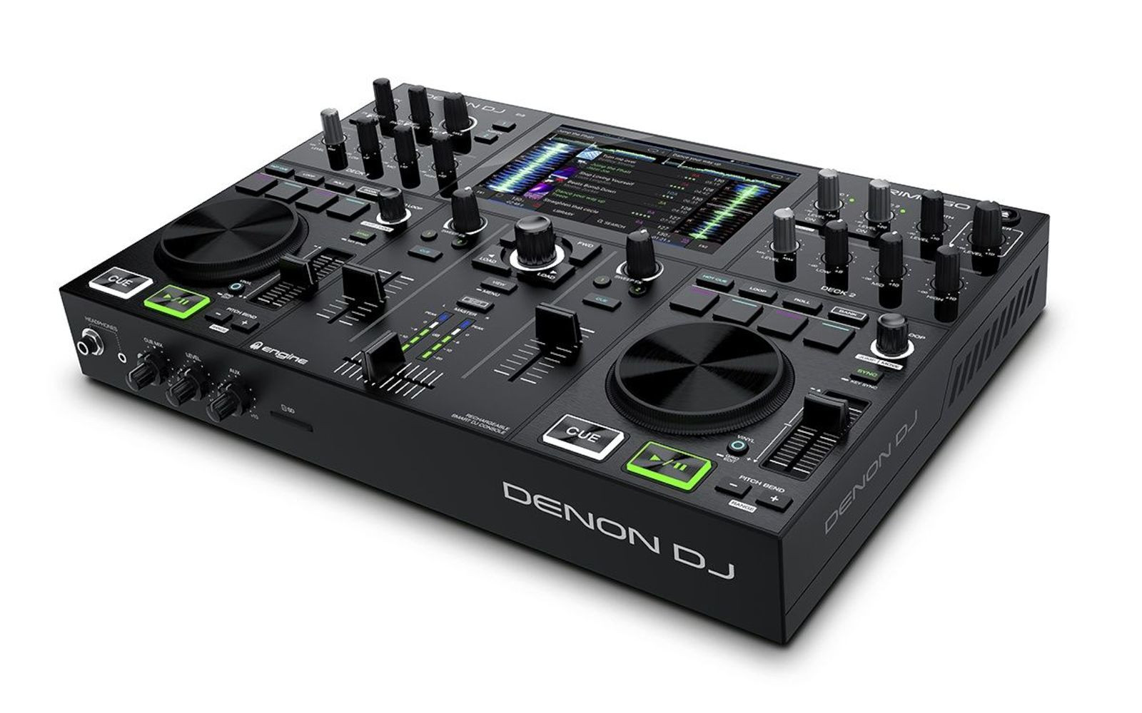 【美品】Denon DJ Prime GO Decksaver付 Denon DJ Prime Go 2-Deck Rechargeable Smart DJ Console w/ 7