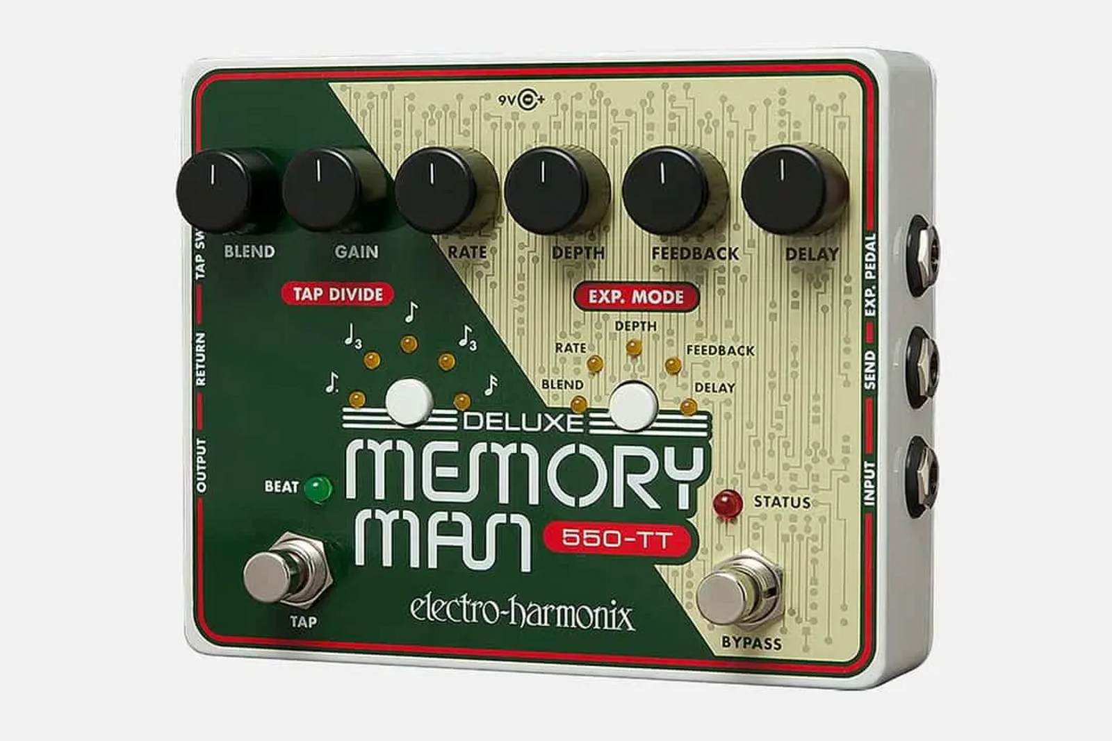 Electro-Harmonix Nano Deluxe Memory Man Analog Delay/Chorus/Vibrato Pedal 