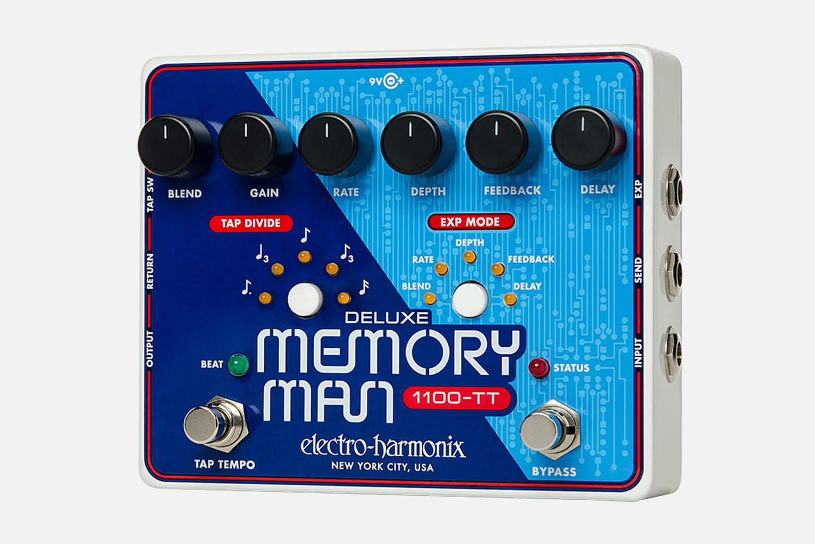 Electro-Harmonix Deluxe Memory Man 1100-TT Analog Delay Pedal w