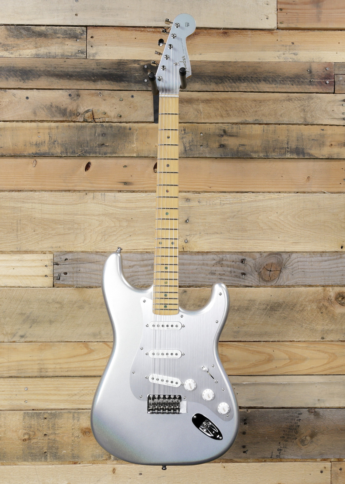 Fender H.E.R. Stratocaster Electric Guitar Chrome Glow w/ Gigbag