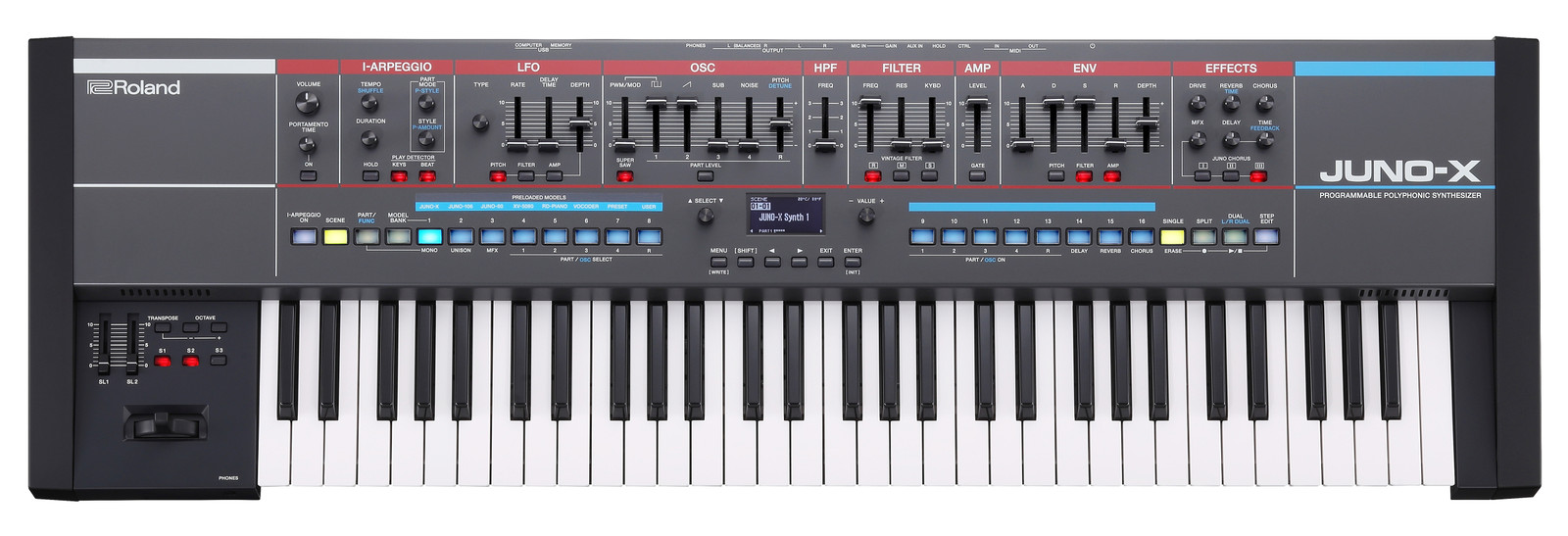Roland JUNO-X Programmable Polyphonic Synthesizer